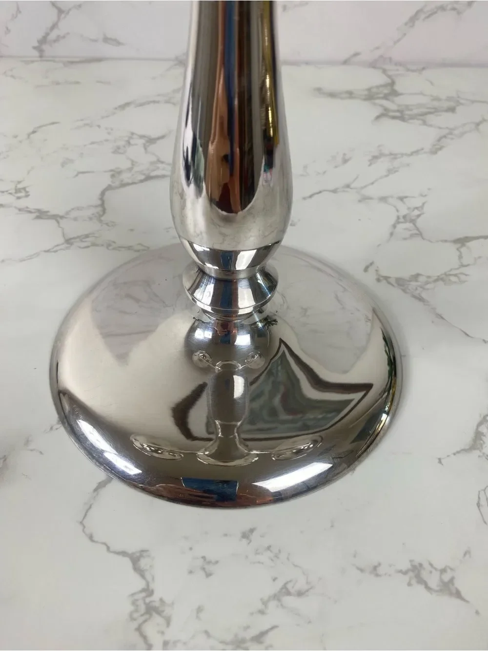 Pottery Barn Silver 3-Arm Metal Maxfeild Hotel Candelabra Silver Plated